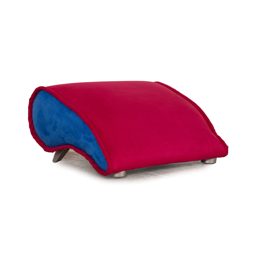 Bretz fabric stool pink reupholstery