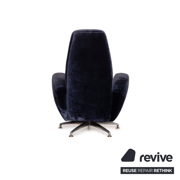 Bretz fabric armchair blue function rocker function