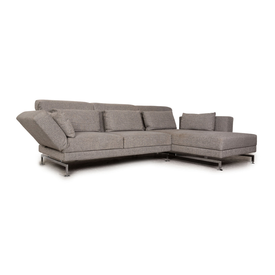 Brühl Moule Stoff Ecksofa Grau Sofa Couch Liegefunktion