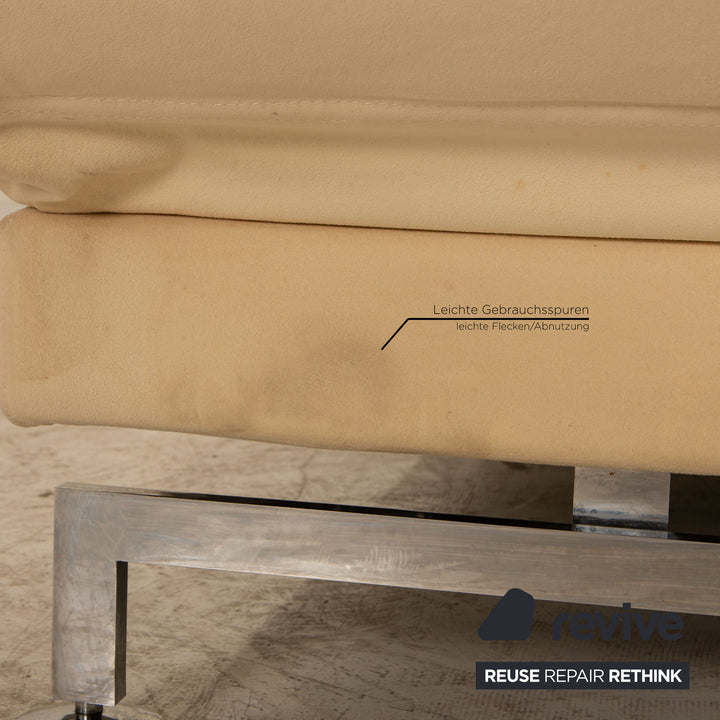 Brühl Moule Stoff Zweisitzer Creme Sofa Couch Funktion
