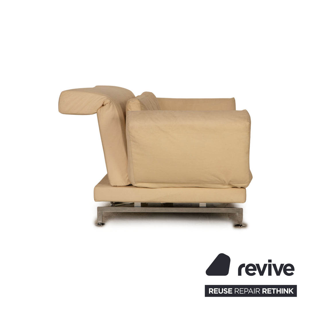 Brühl Moule Stoff Zweisitzer Creme Sofa Couch Funktion