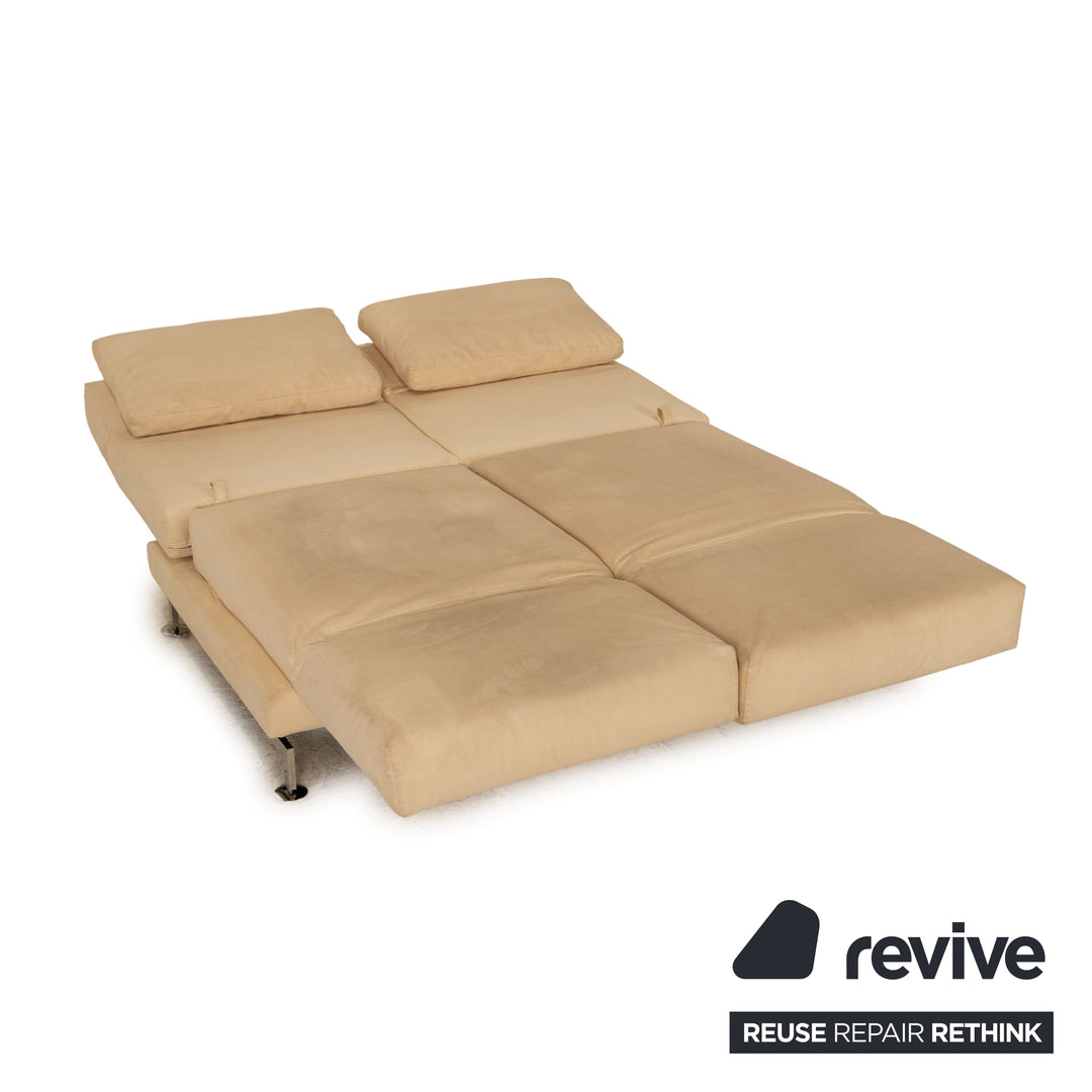 Brühl Moule Stoff Zweisitzer Creme Sofa Couch Funktion