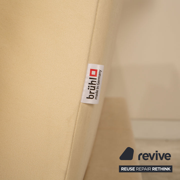 Brühl Moule Stoff Zweisitzer Creme Sofa Couch Funktion