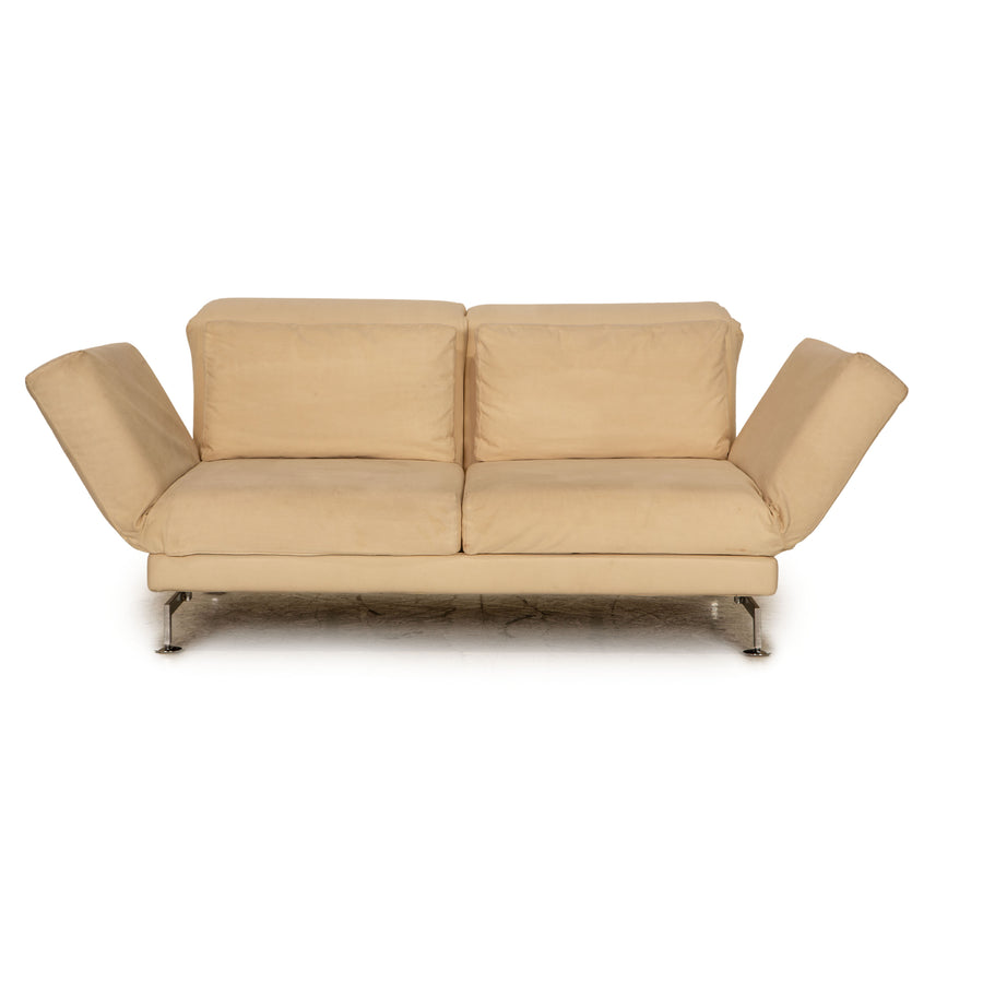 Brühl Moule Stoff Zweisitzer Creme Sofa Couch Funktion