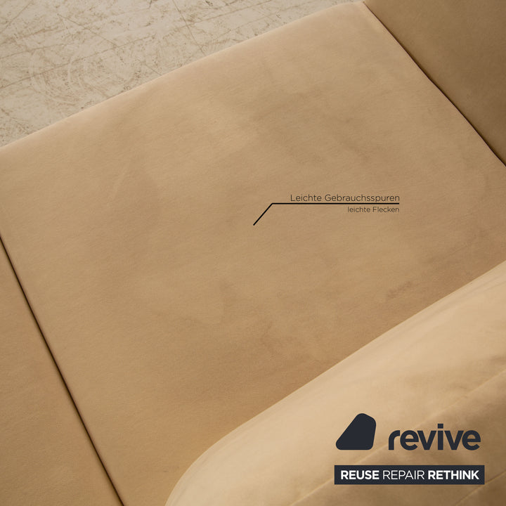 Brühl Moule Stoff Zweisitzer Creme Sofa Couch Funktion