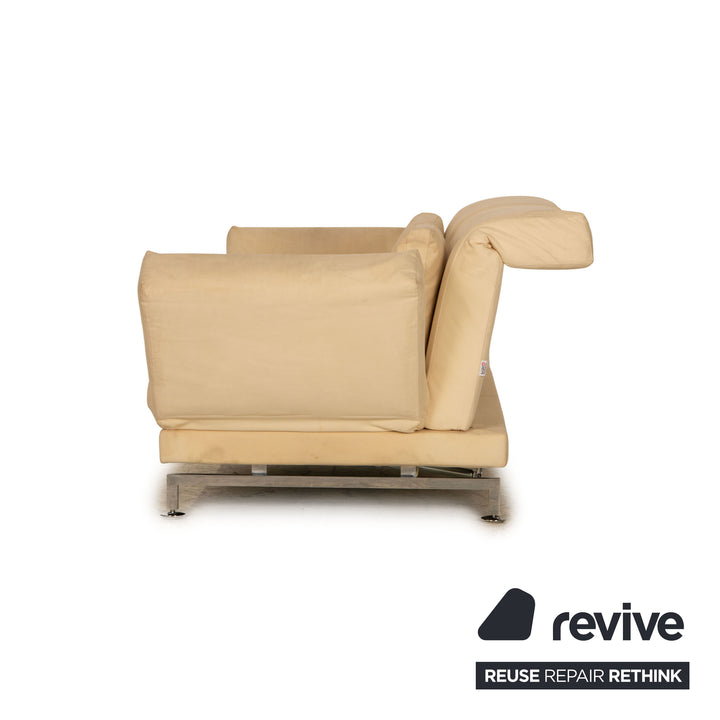 Brühl Moule Stoff Zweisitzer Creme Sofa Couch Funktion