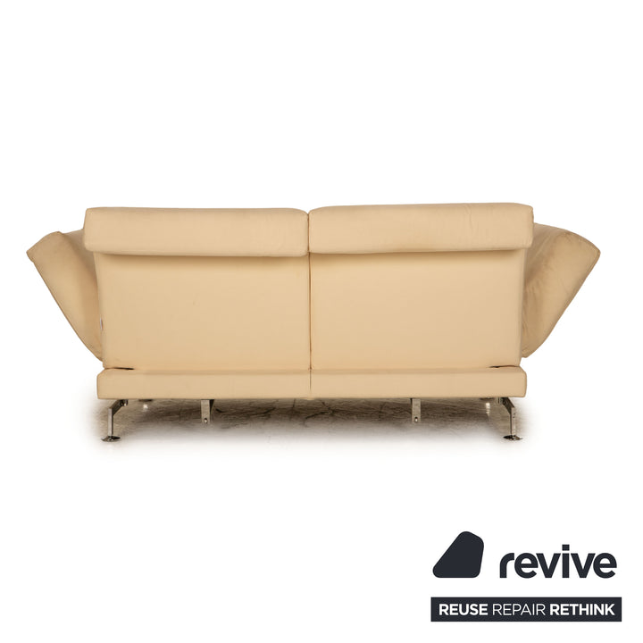 Brühl Moule Stoff Zweisitzer Creme Sofa Couch Funktion
