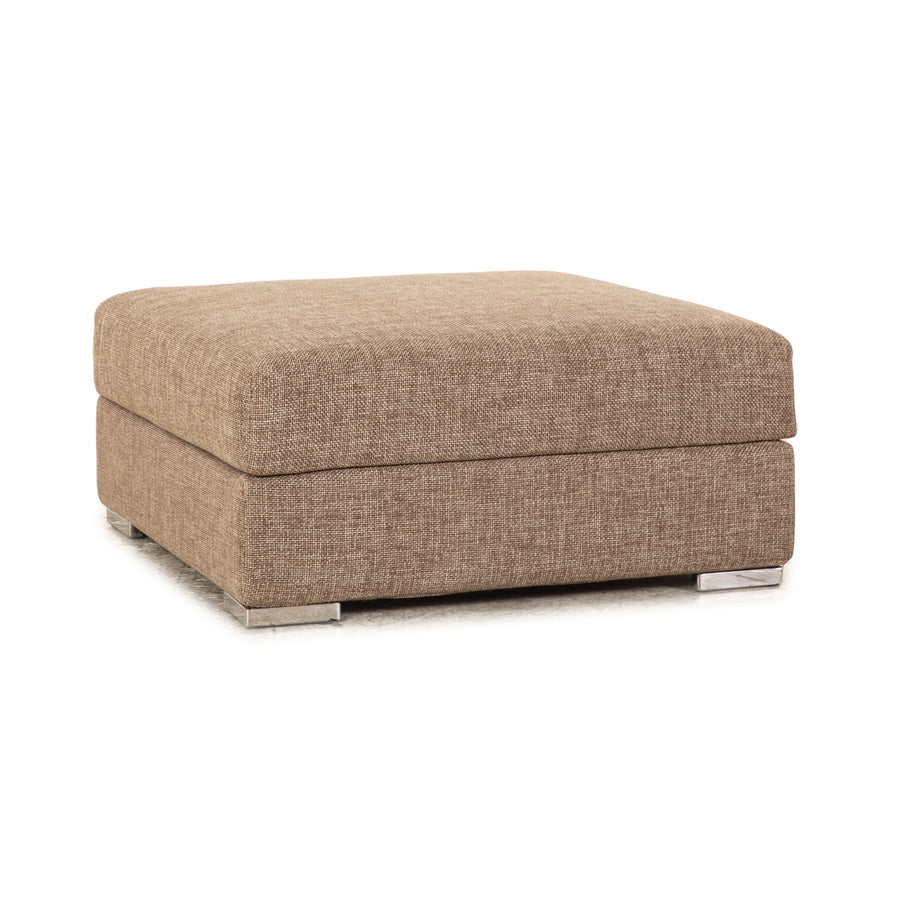 Brühl Nook Stoff Hocker Grau