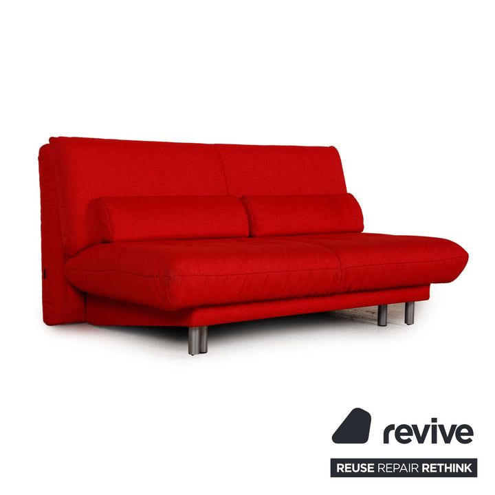 Brühl Quint fabric two-seater red sofa couch sleeping function