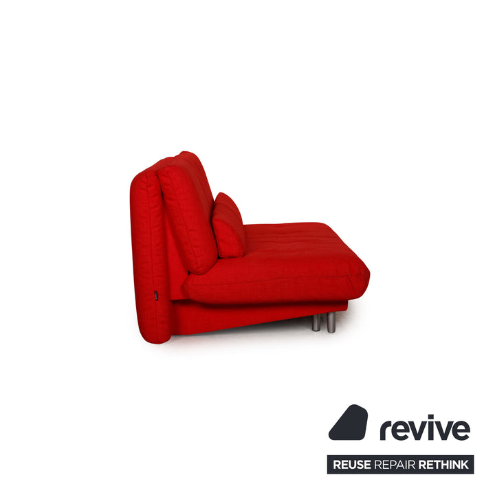 Brühl Quint fabric two-seater red sofa couch sleeping function