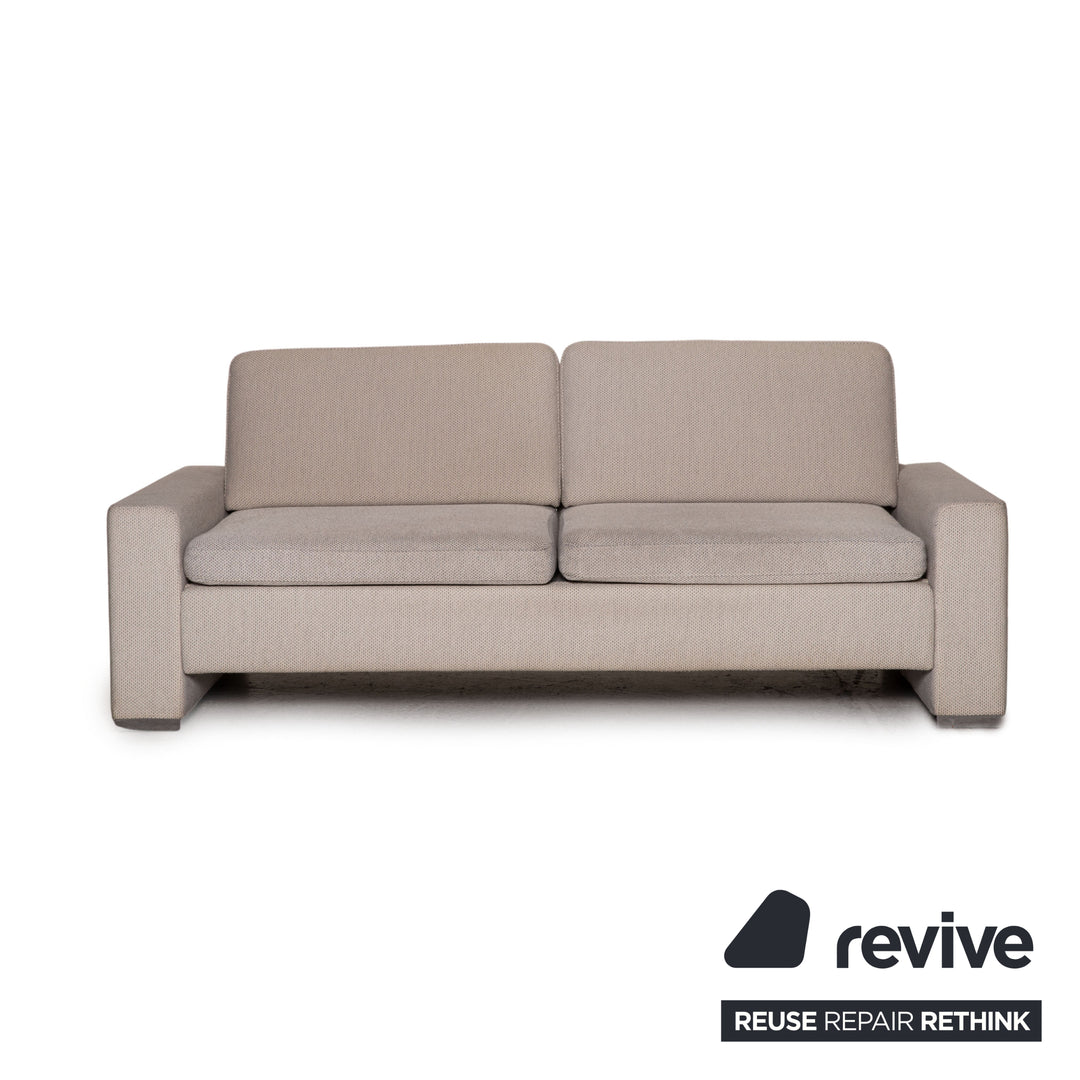Brühl Alba fabric sofa beige two-seater couch