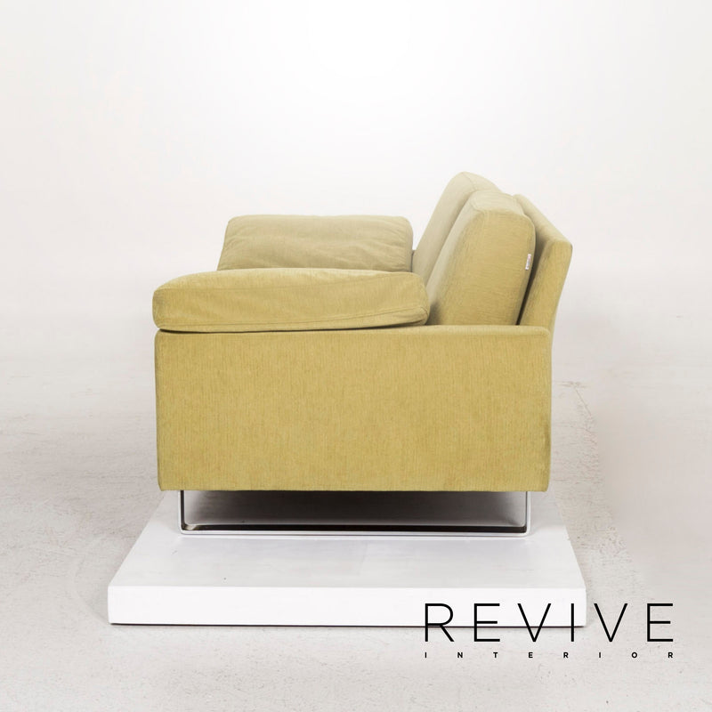 Brühl & Sippold Alba Stoff Sofa Grün Zweisitzer Couch 
