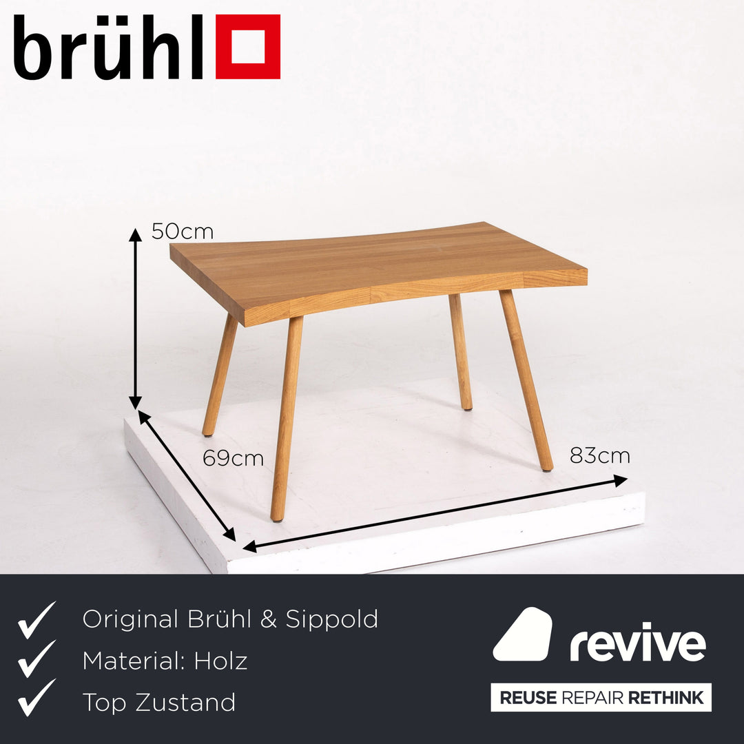 Brühl & Sippold Holz Couchtisch Braun Tisch #13508