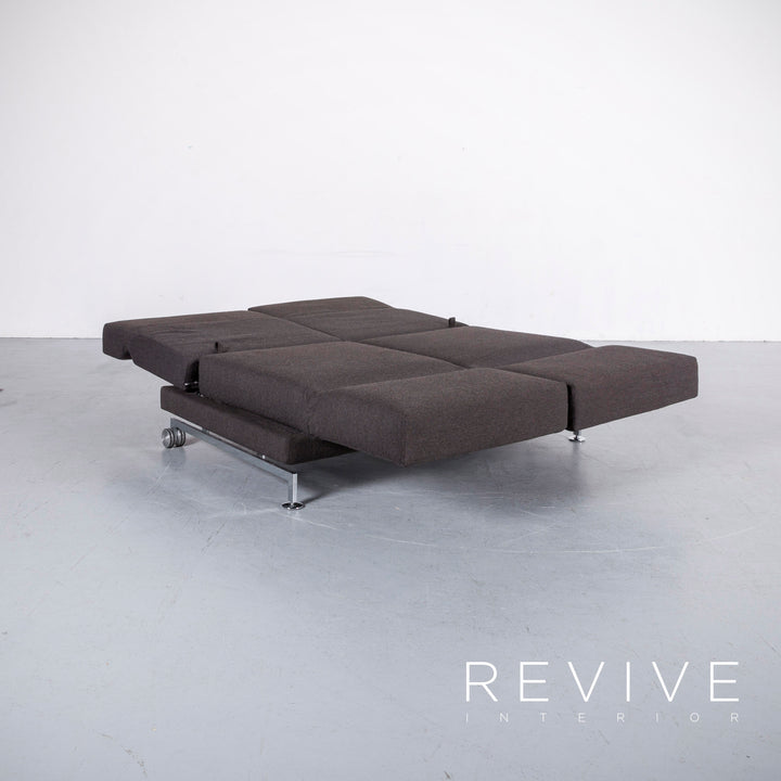 Brühl Moule Designer Stoff Sofa Grau Zweisitzer Couch Schlaffunktion #6117