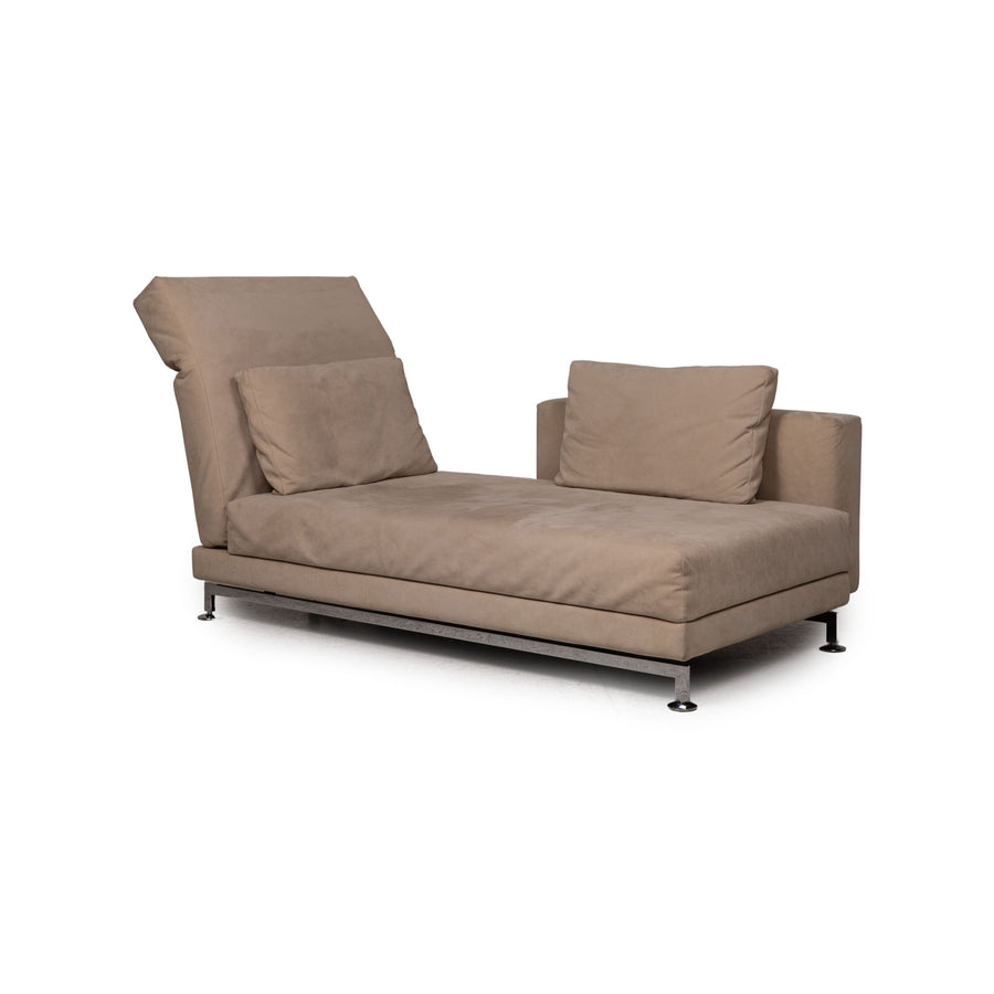 Brühl &amp; Sippold Moule leather lounger cream function