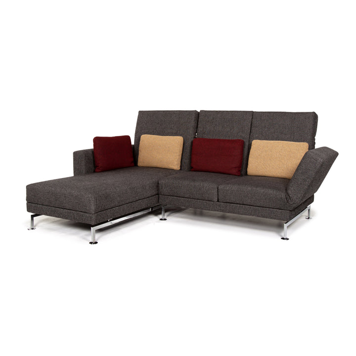 Brühl Moule Stoff Ecksofa Grau Sofa Relaxfunktion Funktion Couch #14300