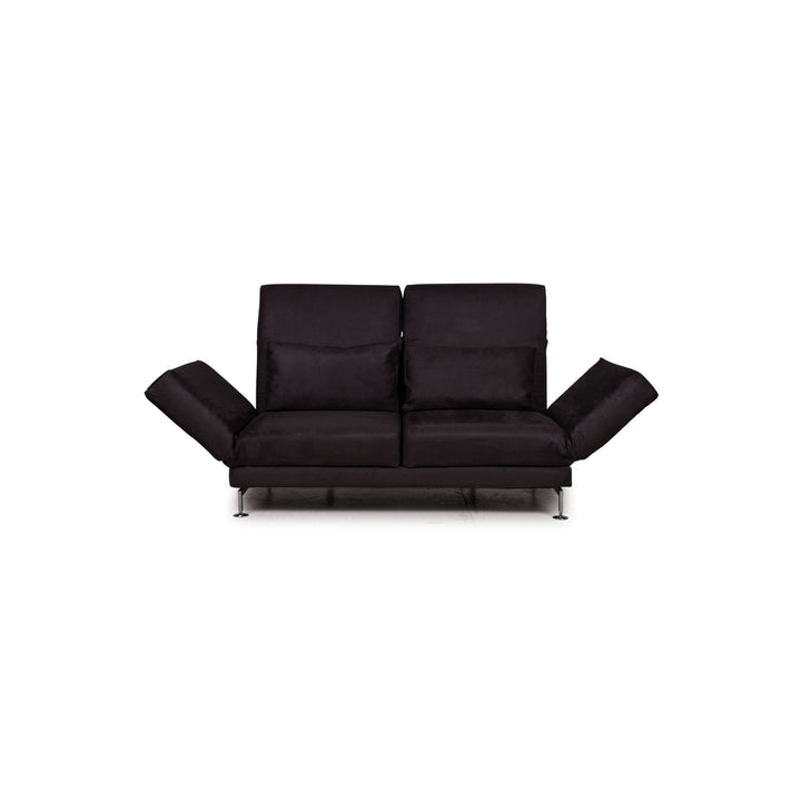 Brühl & Sippold Moule Stoff Sofa Grau Zweisitzer Couch Funktion Schlaffunktion