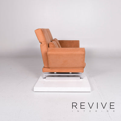 Brühl Moule Stoff Sofa Rot Zweisitzer Relaxfunktion Funktion Neubezug