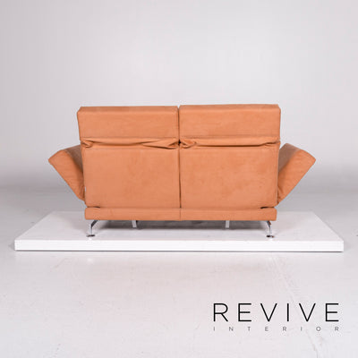 Brühl Moule Stoff Sofa Rot Zweisitzer Relaxfunktion Funktion Neubezug