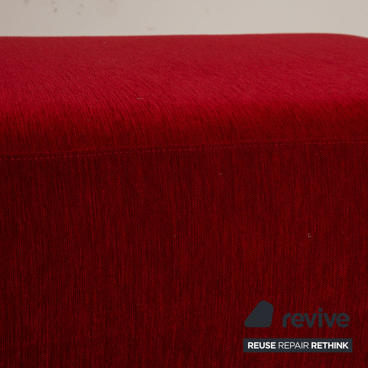 Brühl Stoff Hocker Rot