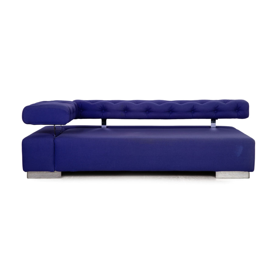 Brühl fabric lounger blue sofa couch function daybed