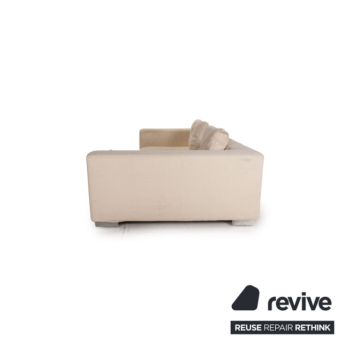 Brühl Stoff Sofa Creme Couch Outlet