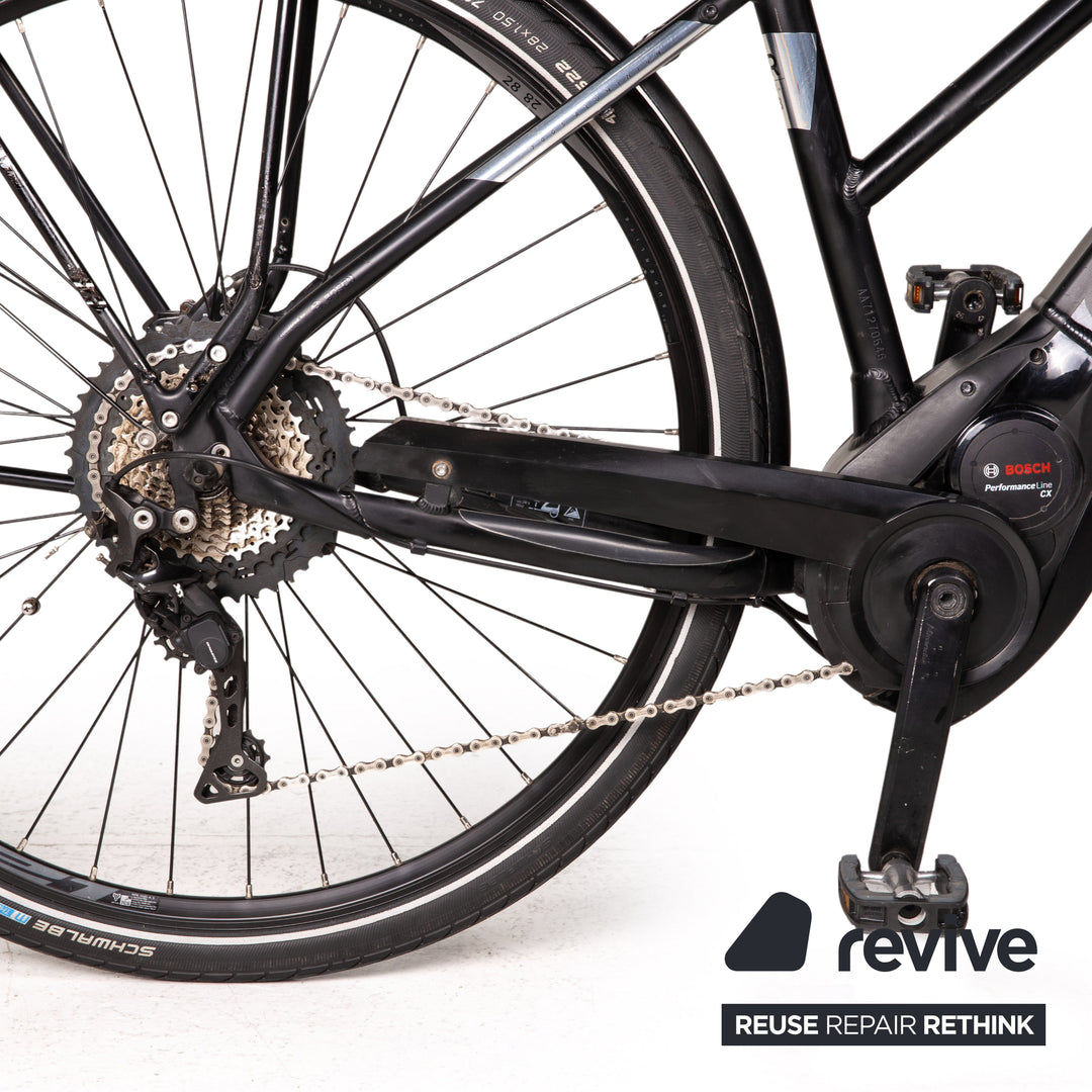 bulls trekking e bike 2018 Bulls E-Trekking Bike CROSS LITE EVO 2018 Schwarz Aluminium - 2. Hand