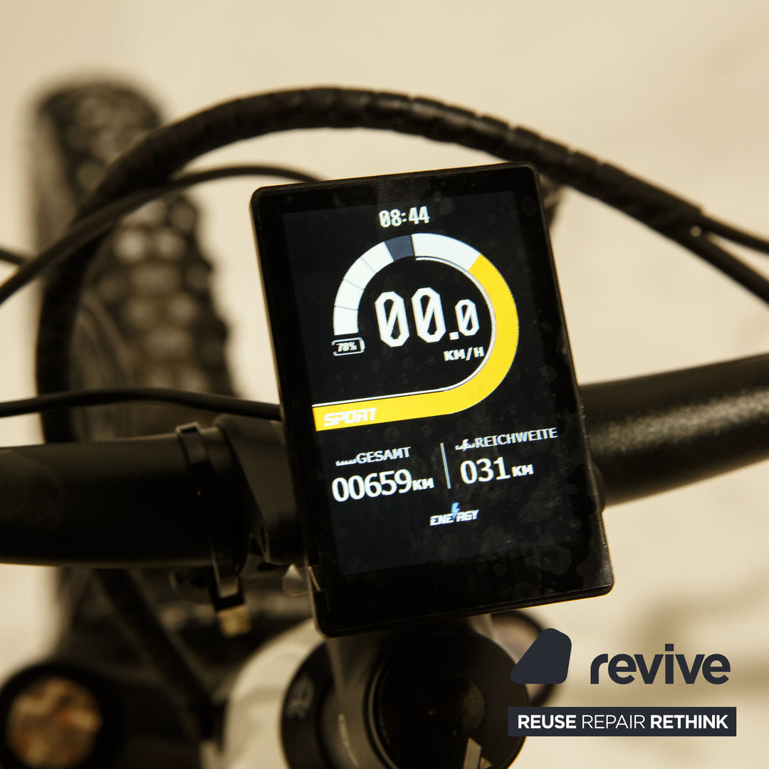 display für bulls e-bike Bulls E-Mountainbike E-STREAM EVA TR2 750 2020 Weiß Aluminium - 2. Hand