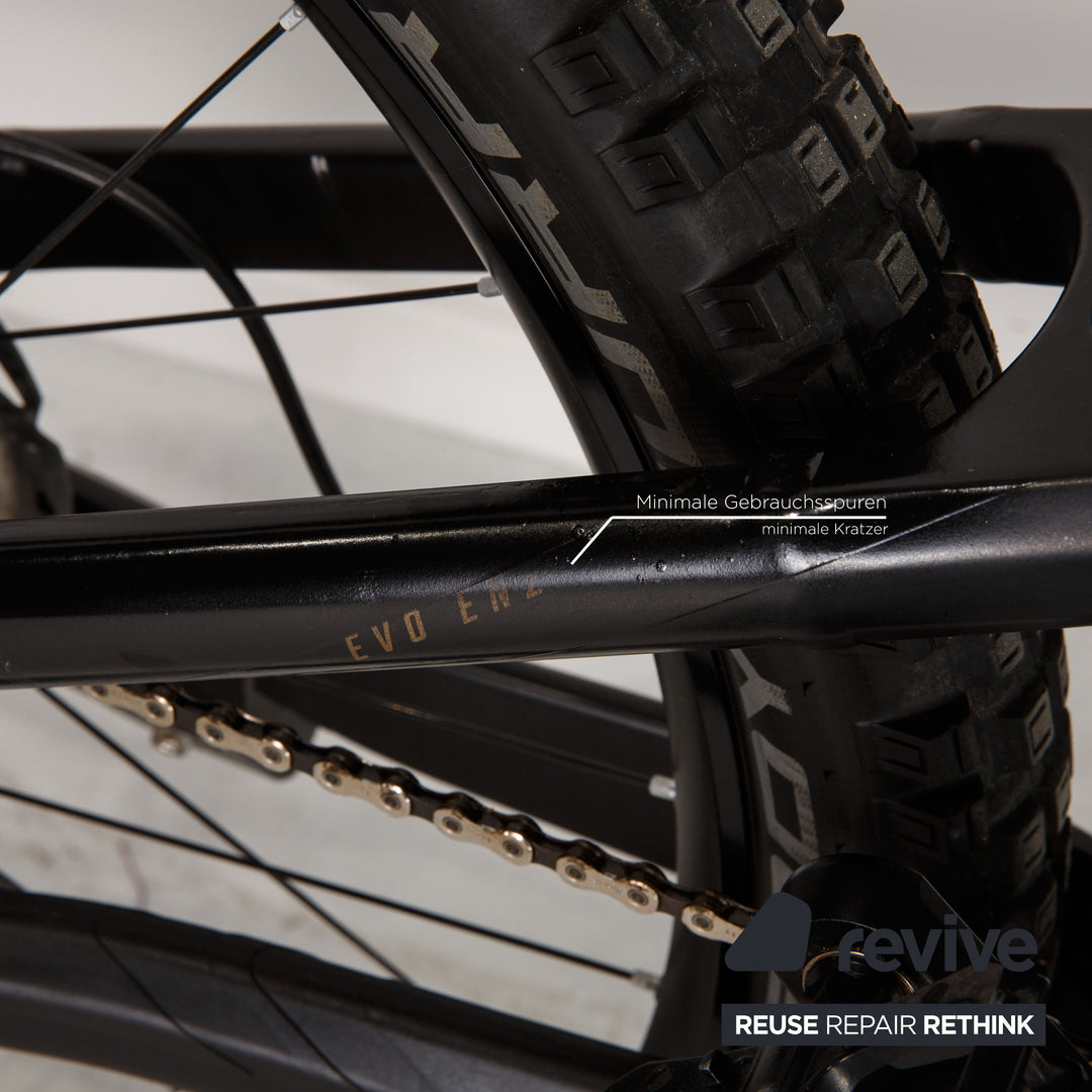 bulls fahrrad matt schwarz Bulls E-Mountainbike EVO EN 2 2021 Schwarz Aluminium - 2. Hand