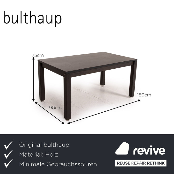 bulthaup dining table body dark brown Brown table