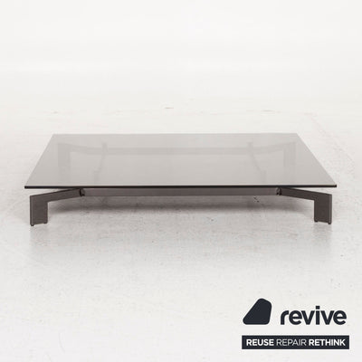Busnelli Glas Couchtisch Anthrazit Tisch #12885