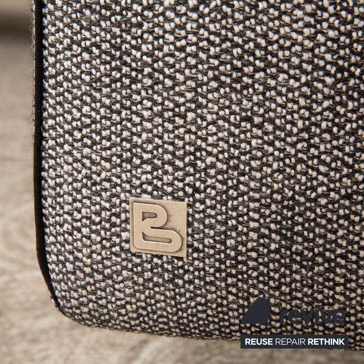 Busnelli Taylor Stoff Ecksofa Grau Recamiere Rechts Sofa Couch
