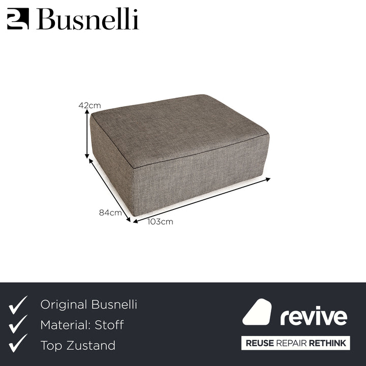 Busnelli Taylor Fabric Stool Gray