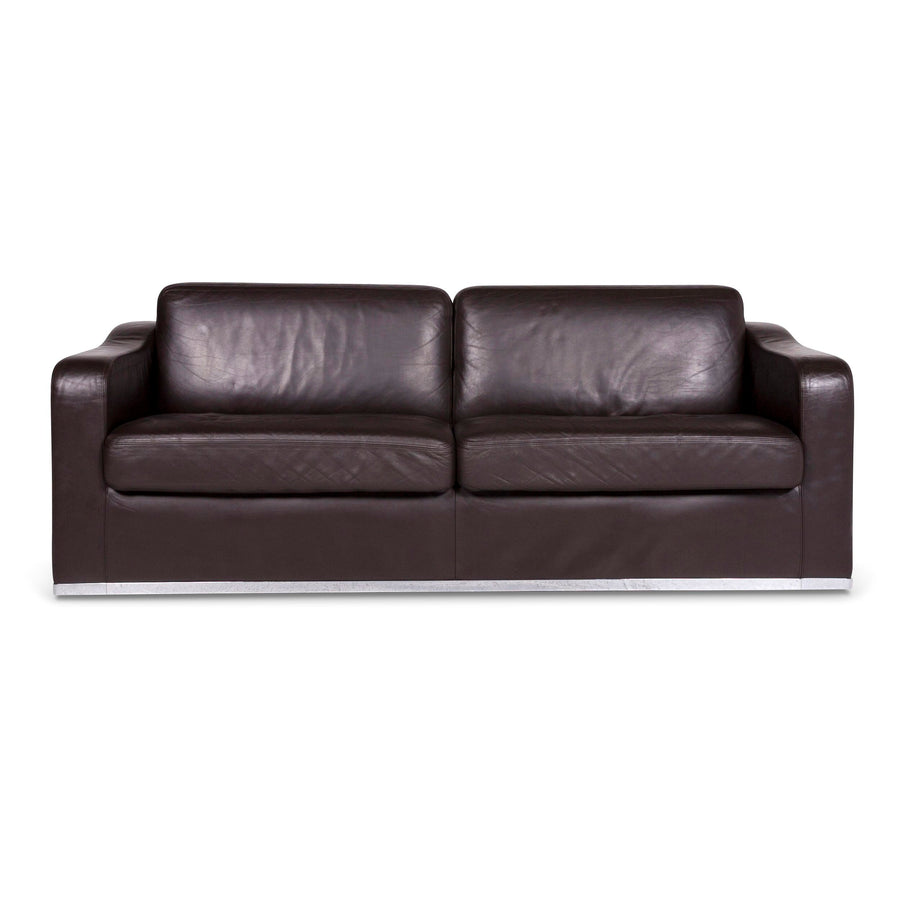 de Sede DS 6 Leder Sofa Braun Zweisitzer Couch #9515