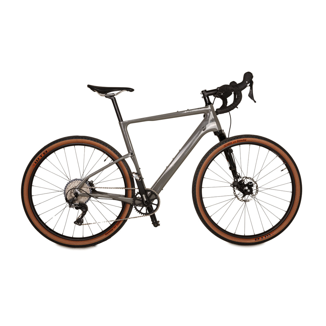 gravel bike grau Cannondale Gravel Bike Topstone Carbon Lefty 3 2021 Grau Carbon - 2. Hand