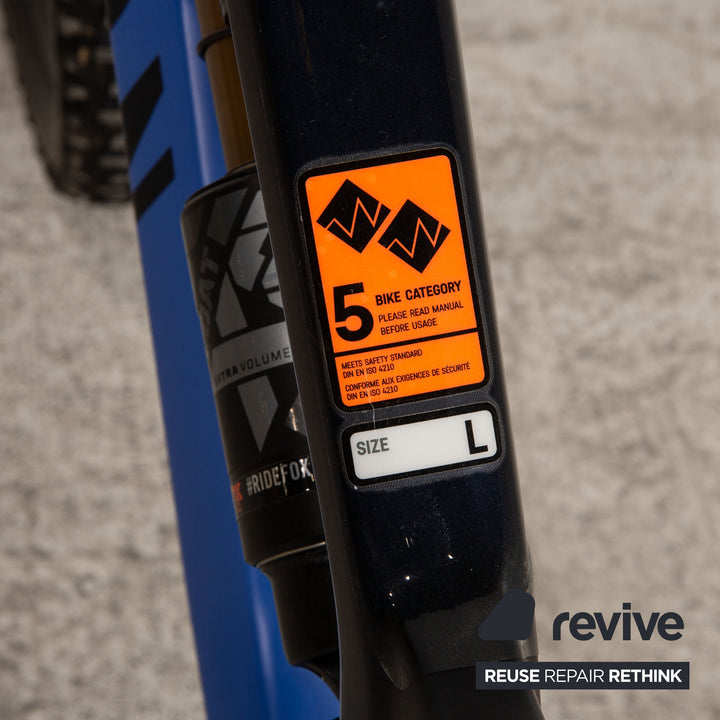 Canyon Torque CF 9 2019 Carbon Mountain Bike Blue RG L Bicycle Fully