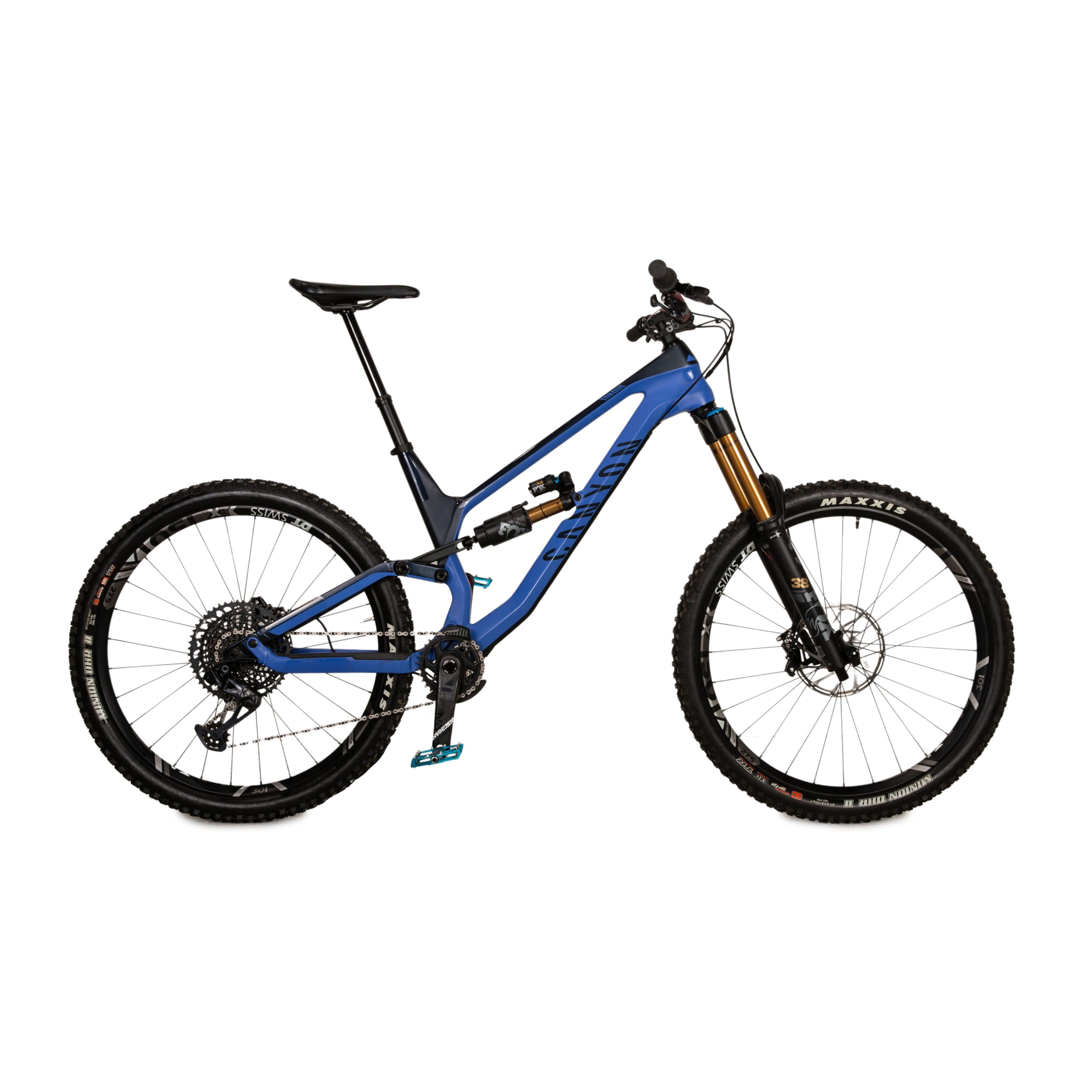 mountainbike blau schwarz Canyon Mountainbike Torque CF 9 2019 Blau Carbon - 2. Hand
