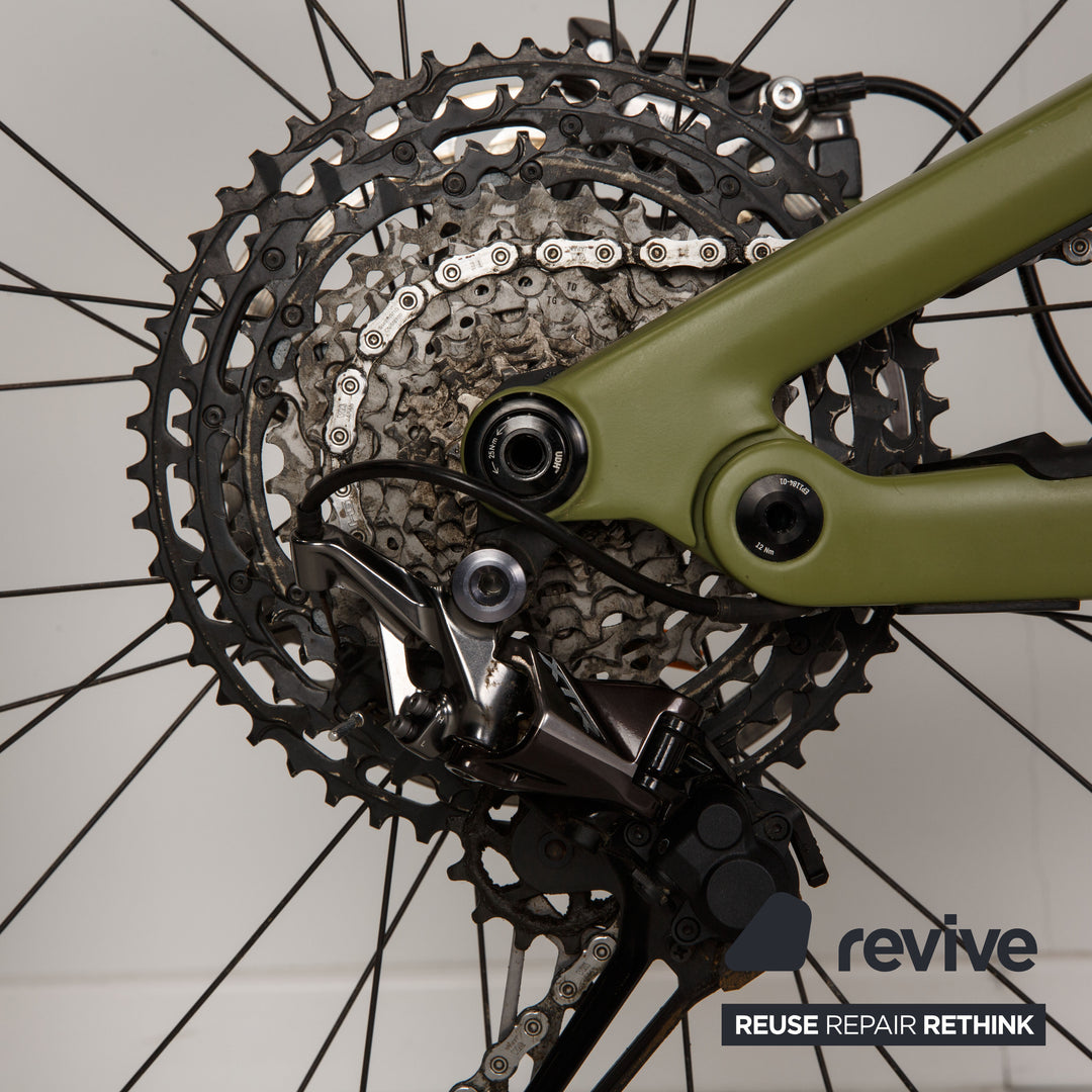 mountainbike olivgrün Canyon Mountainbike TORQUE CF 9 27.5 2022 Grün Carbon - 2. Hand