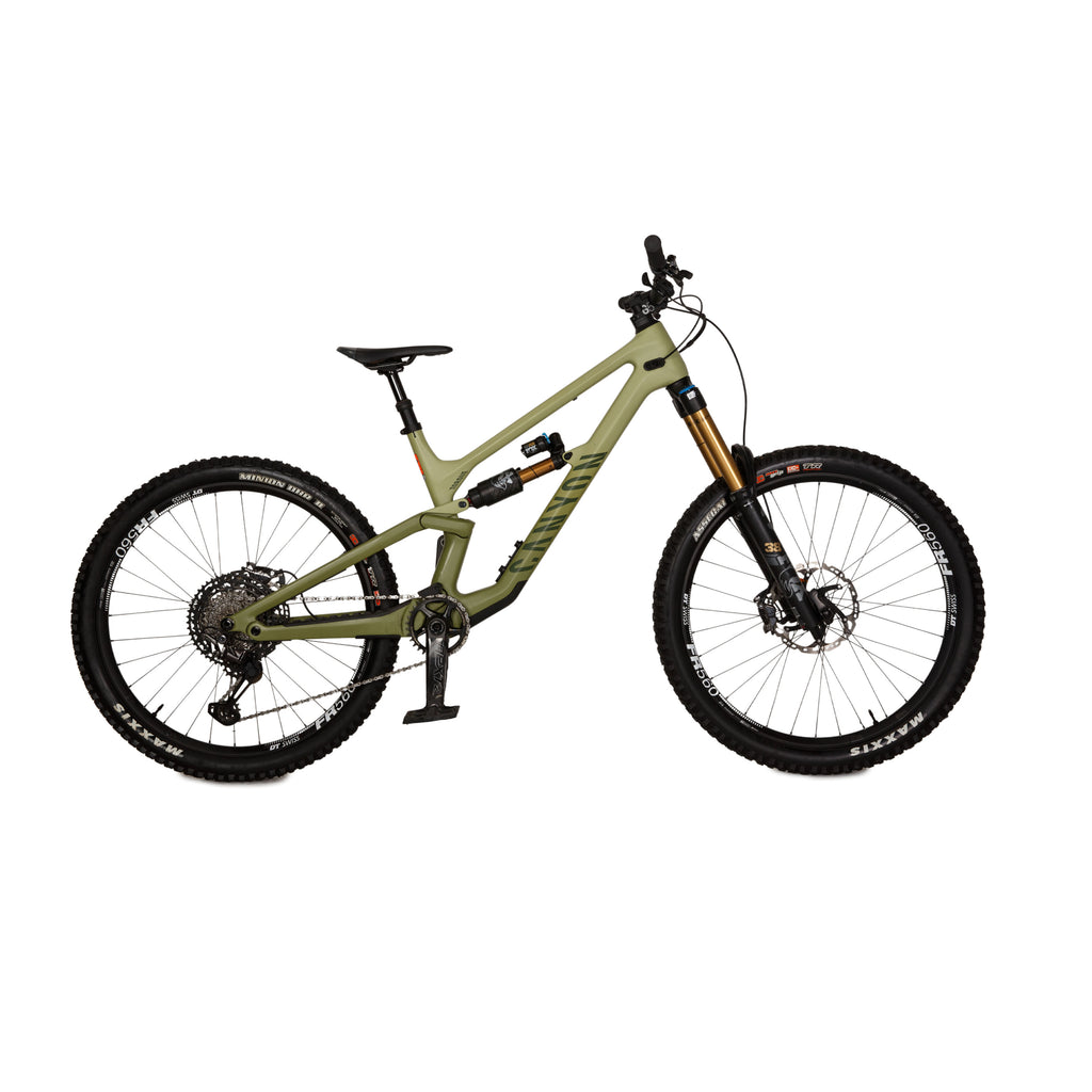 Canyon TORQUE CF 9 27.5 2022 carbon mountain bike olive green RG M fully freeride bike