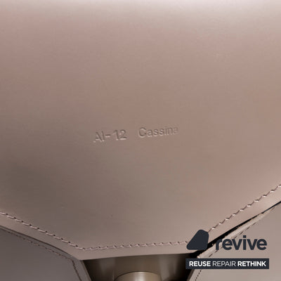 Cassina Cab 423 Leder Sessel Braun Graubraun #13044