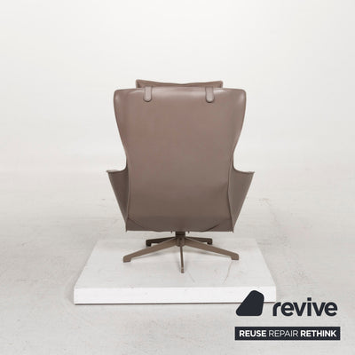 Cassina Cab 423 Leder Sessel Braun Graubraun #13044
