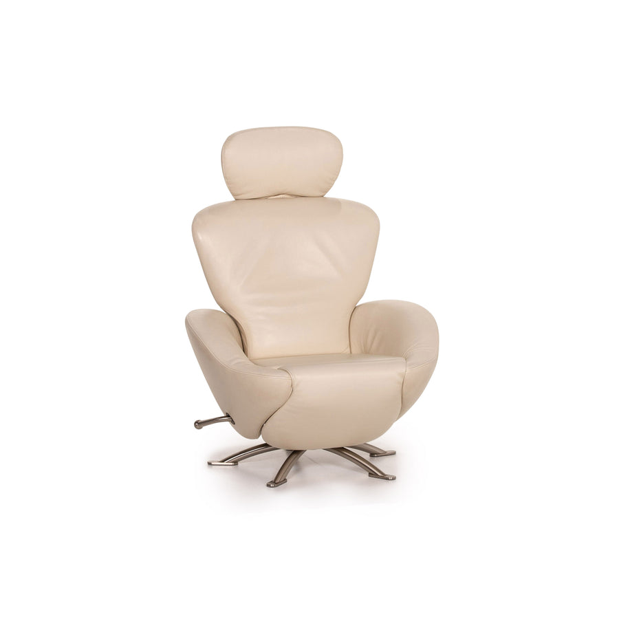 Cassina Dodo leather armchair cream relaxation function function relaxation armchair Toshiyuki Kita #15242