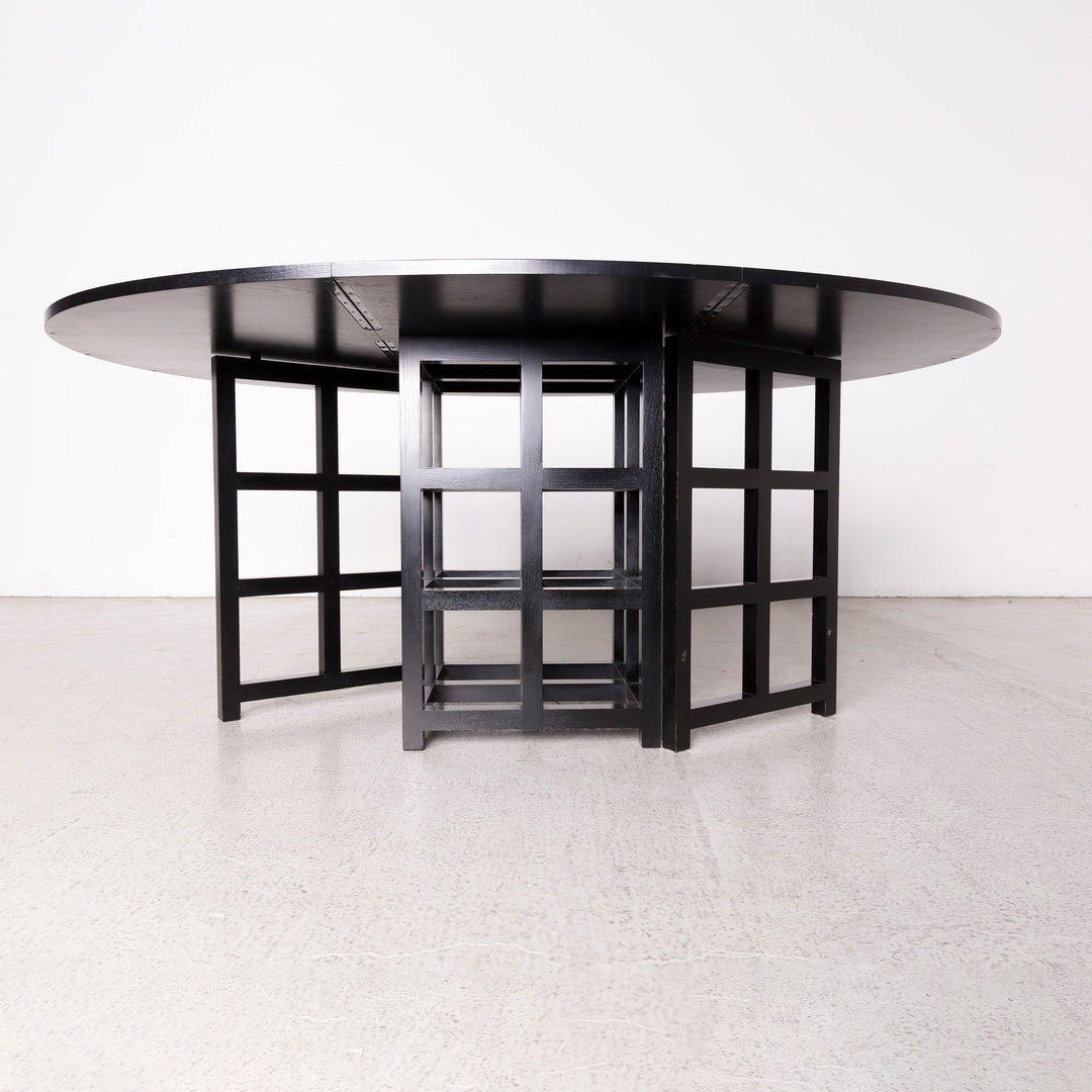 Cassina ds 1 Wooden Dining Table Black #8281