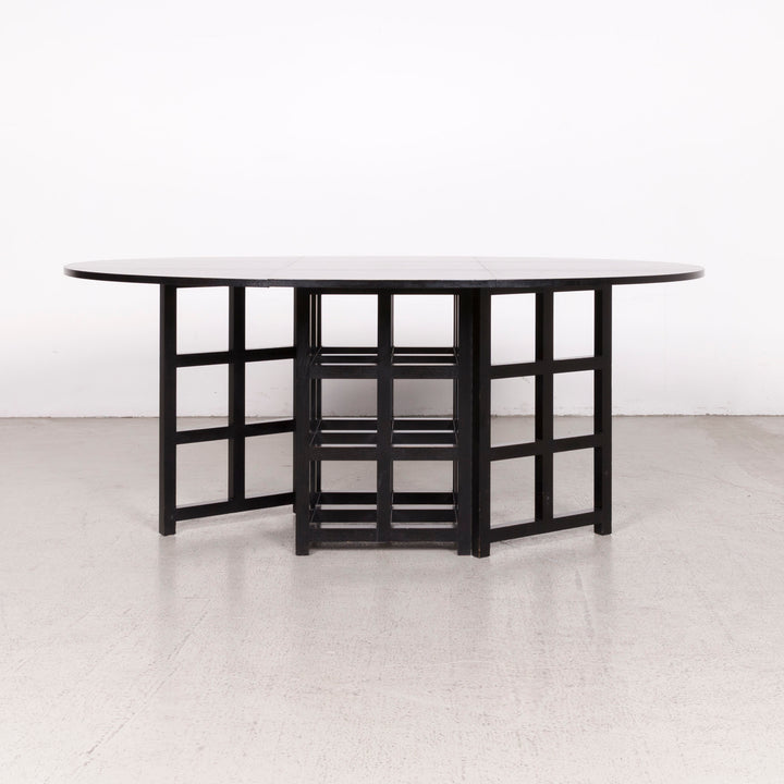 Cassina ds 1 Wooden Dining Table Black #8281