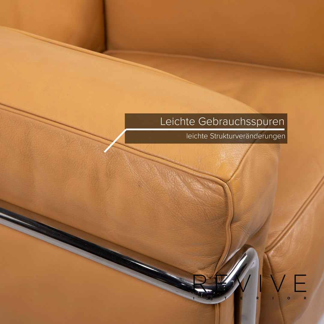 Cassina Le Corbusier LC 2 Leather Armchair Cognac #15413