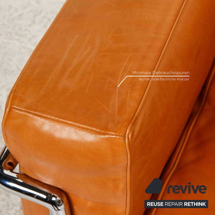 Cassina Le Corbusier LC 2 leather armchair cognac