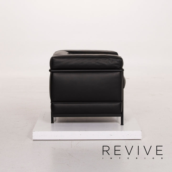 Cassina Le Corbusier LC 2 Leather Armchair Black #15447