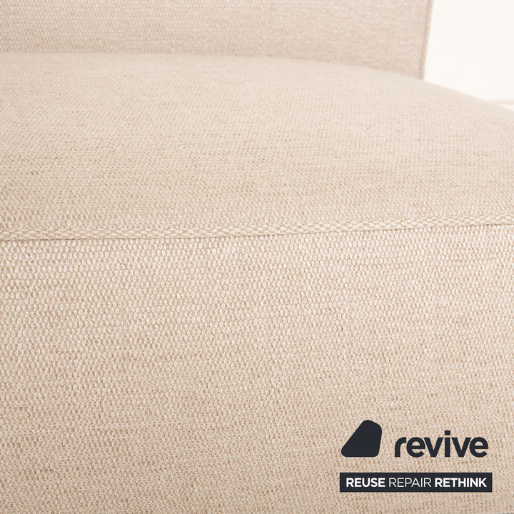 Cassina Le Corbusier LC 3 Fauteuil Grand Confort Stoff Zweisitzer Beige Sofa Couch Bauhaus