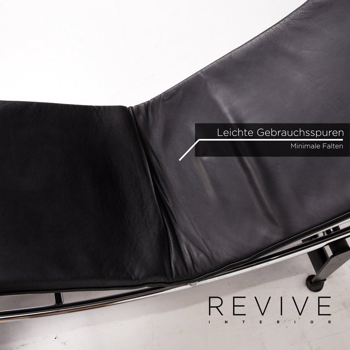 Cassina Le Corbusier LC 4 Leder Liege Schwarz Relaxfunktion Relaxliege Funktion Outlet #13774