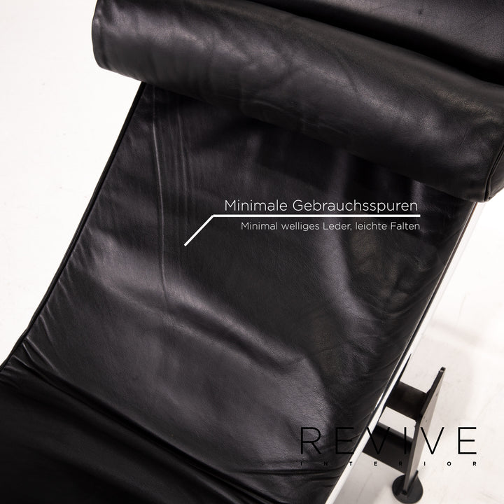 Cassina Le Corbusier LC 4 Leder Liege Schwarz Relaxliege Relaxfunktion Funktion #13774